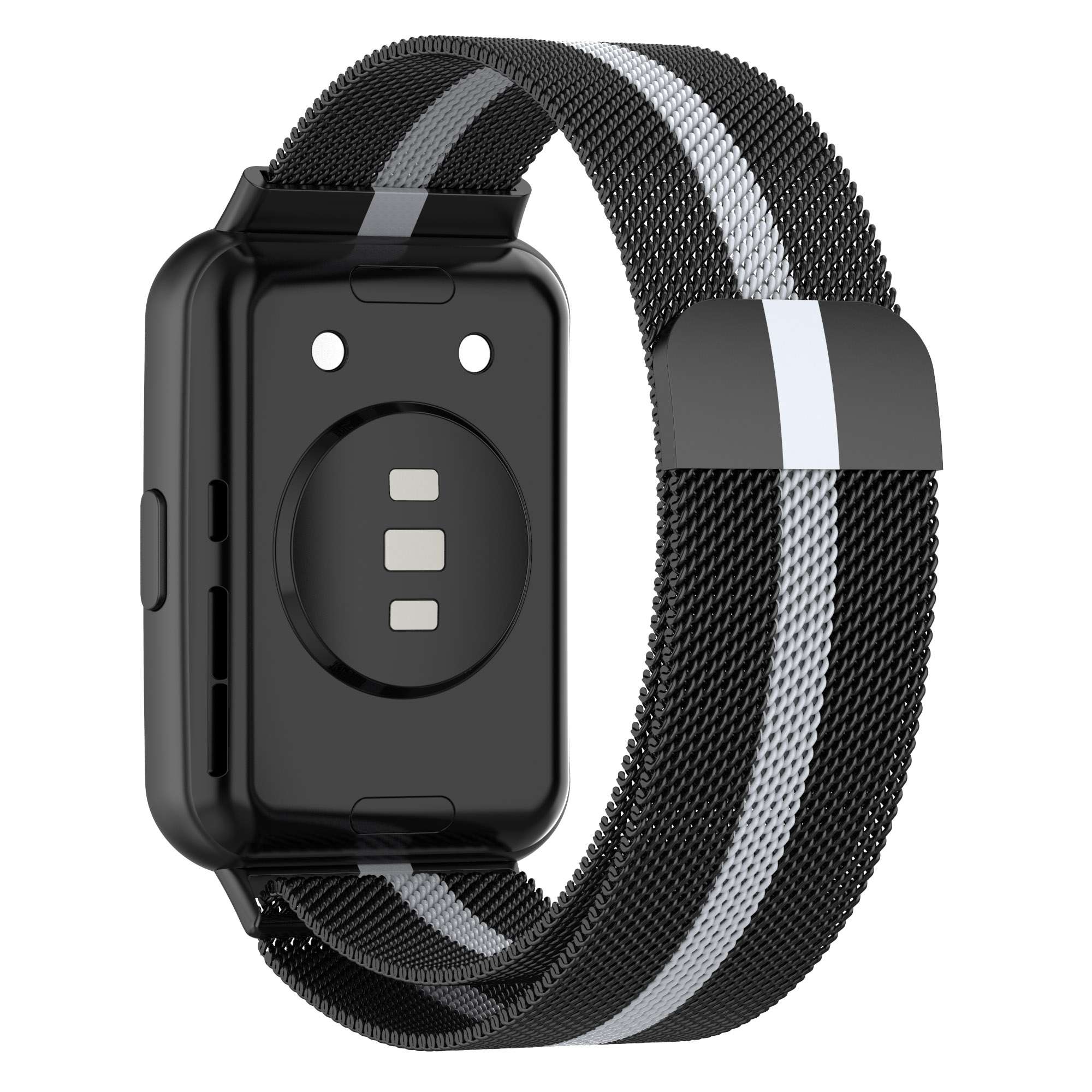 Metal Smart Watch Strap for Huawei Watch Fit 2 Adjustable Milanese Watchband Replacement Part Metal Smart Watch Strap for Huawei Watch Fit 2 Adjustable Milanese Watchband Replacement Part